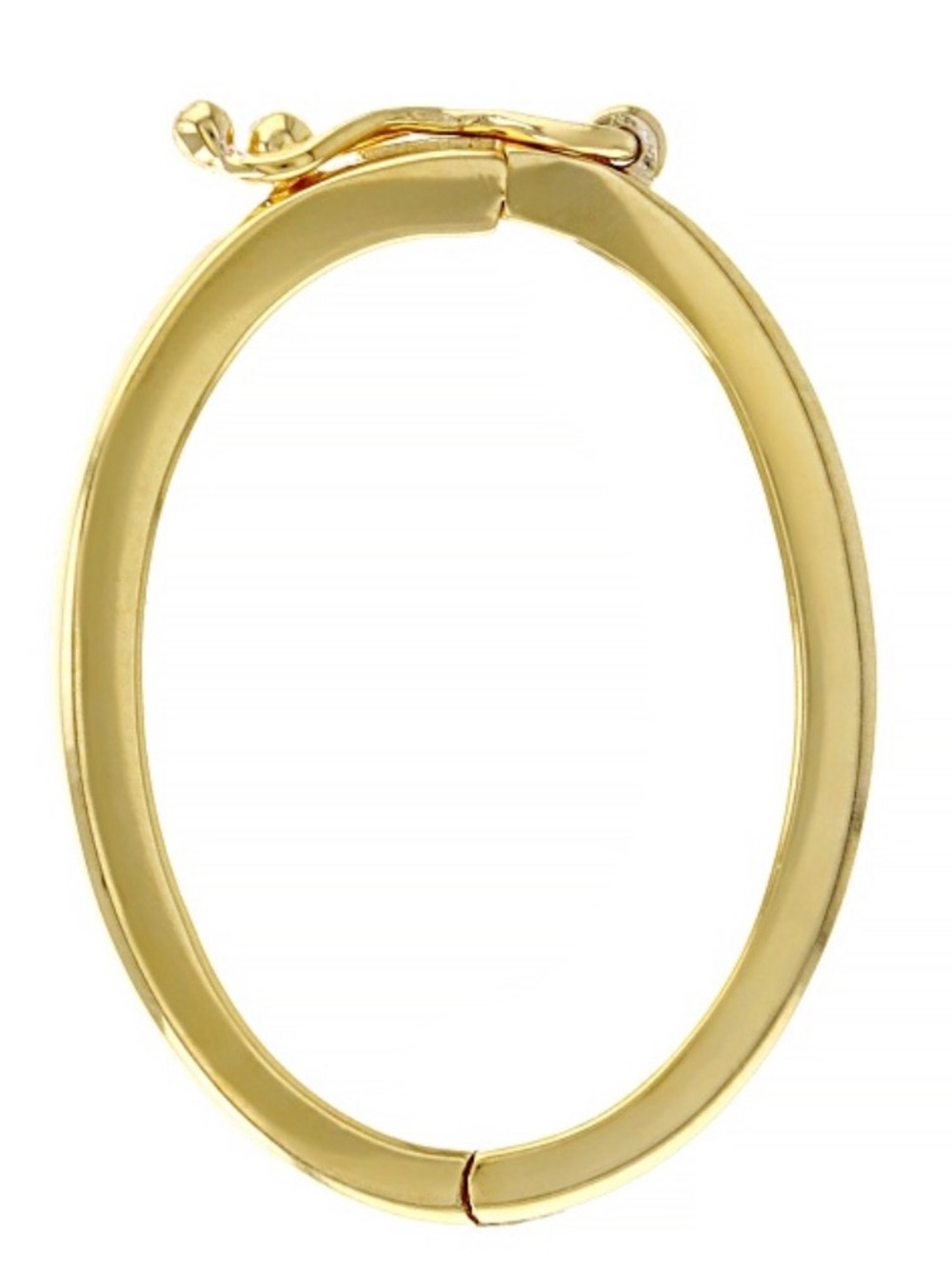 Necklace Shortener Adjuster 22x17mm 18k Yellow Gold Over Sterling Silver